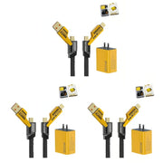 120W Dual USB & Dual Type-C Fast Charger