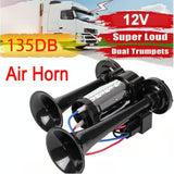 135dB Super Loud 12V Train Air Horn - Safe, Durable&Easy Install Style 1