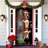 Christmas Festive Front Door Wreath Hanging Decoration