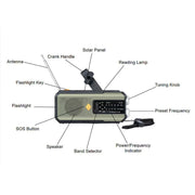 🥳2026 HOT SALE🥳 50% OFF!🔥Solar Hand-Crank Emergency Weather Radio
