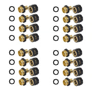 💧3/4 Inch Garden Hose Quick Connector 4 Sets/bag