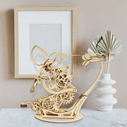 3d Wooden Mechanical Hummingbird