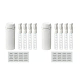 4-in-1 Leakproof Rotatable Travel Dispenser Set Style 2