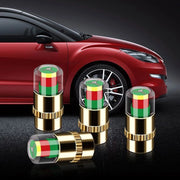 🔥 4Pcs Car Tire Pressure Monitor Valve Stem Caps