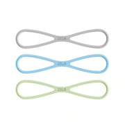 8-Shaped Silicone Resistance Band with Massage Grip