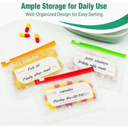 🔥💊A8 Waterproof Pill Case Set – For 7 to 14 days of medication & vitamins 💧Waterproof & shatterproof