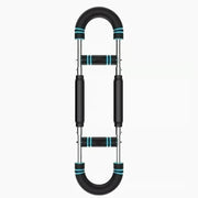 Adjustable weight bar for arm trainers, arm and torso strength training equipment, portable training device for home gyms and fitness