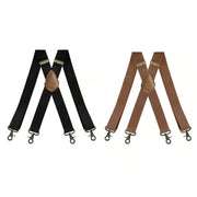 📏 Adjustable Work Suspenders | Classic X-Back Support