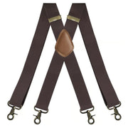 📏 Adjustable Work Suspenders | Classic X-Back Support