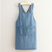 Adult Jour Apron - Lightweight Cotton Apron with Front Pocket, Ideal for Everyday Use, Waist Strap