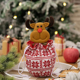 Christmas Knitted Doll Gift Bags