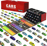 🎅Christmas promotion 49% OFF🎁48 Mini Pull-Back Cars with Built-In Garage Set