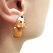 🎁Cute Animal Bite Earrings