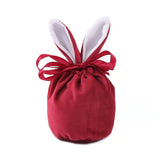 Easter Bunny Velvet Basket Style 2