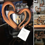 Easter Jesus Entwined Hearts Cross Style 2