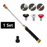 Garden Hose Nozzle High Pressure Washer with 3 High Pressure Nozzles Style 1