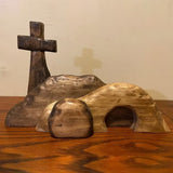 ️Handmade Jesus Tomb-Easter Scene Wooden Decoration Style 2