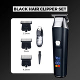 Professional Electric Hair Clipper Trimmer Set