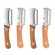 Kitchen Multi-Function Stainless Steel Thickened Fruit Peeler Knife