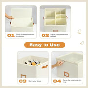⏳Limited time 50% off💥Oxford Fabric Foldable Design Shoe Organizer, Storage Box