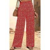 ⏳ ⏰Women's Smocked High Waist Wide Leg Pants