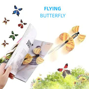 Magic flying butterfly