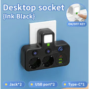 Smart Power Strip with USB Ports