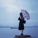 Vintage Stained Glass Automatic Umbrella Style 1